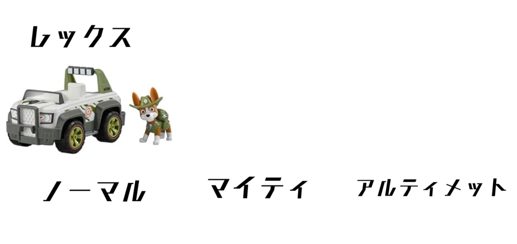 パウパトロールの人気おもちゃベーシックビークル一覧、マイティ・アルティメットも紹介レックスジャングルクルーザー